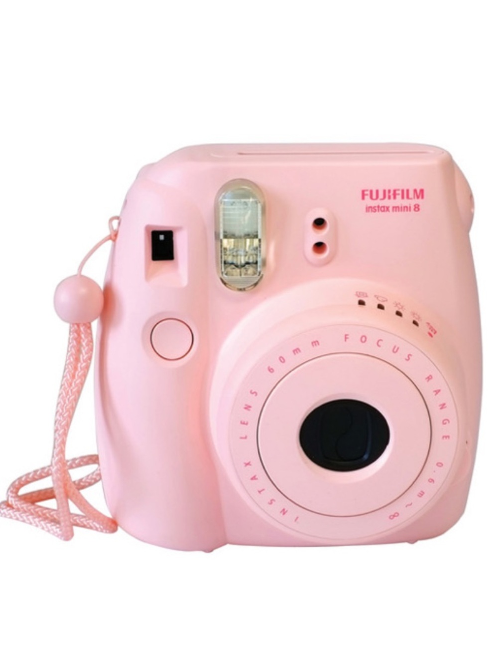 FUJIFILM Instax Mini 8 Instant Film Camera Light Pink BRAND NEW Working Order